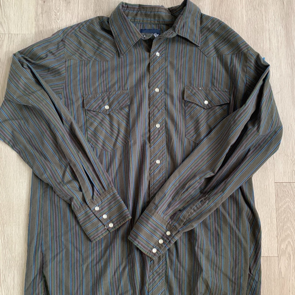 Vintage Wrangler Pearl Snap